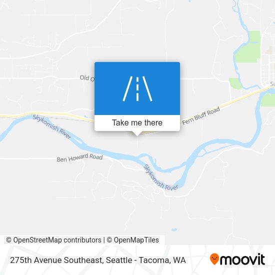 Mapa de 275th Avenue Southeast