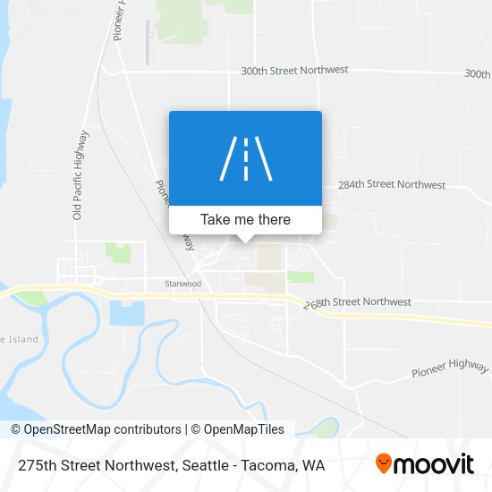 Mapa de 275th Street Northwest
