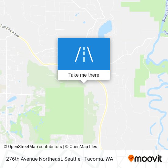 276th Avenue Northeast map
