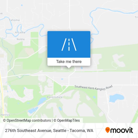276th Southeast Avenue map