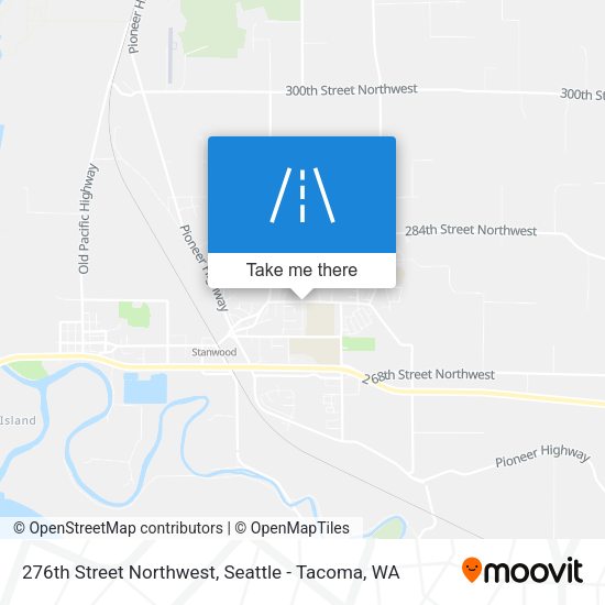 276th Street Northwest map