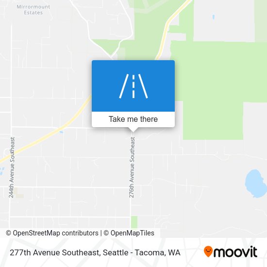 277th Avenue Southeast map