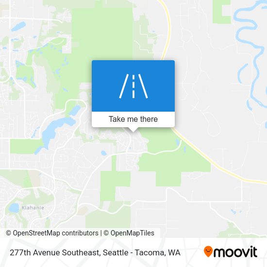 277th Avenue Southeast map