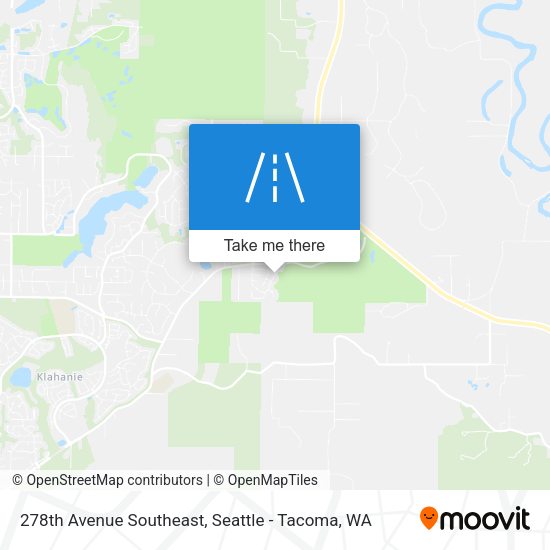 278th Avenue Southeast map