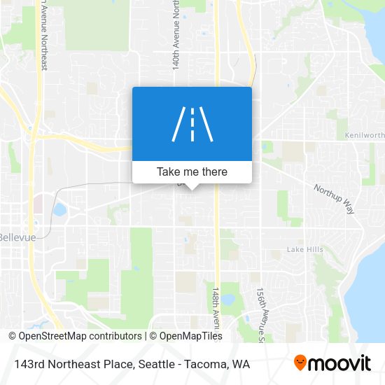 Mapa de 143rd Northeast Place