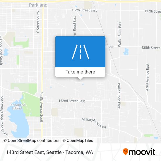 143rd Street East map