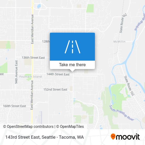 143rd Street East map