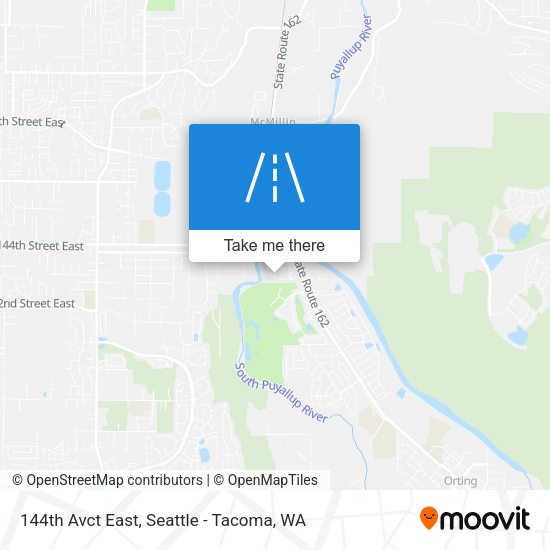 144th Avct East map