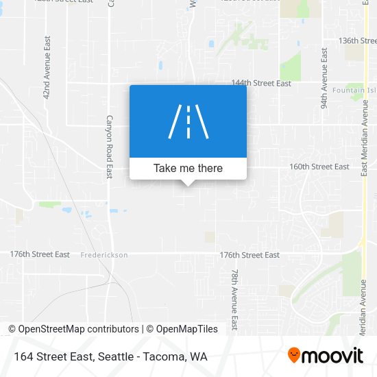 164 Street East map