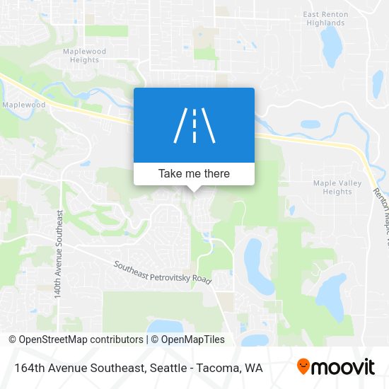 164th Avenue Southeast map