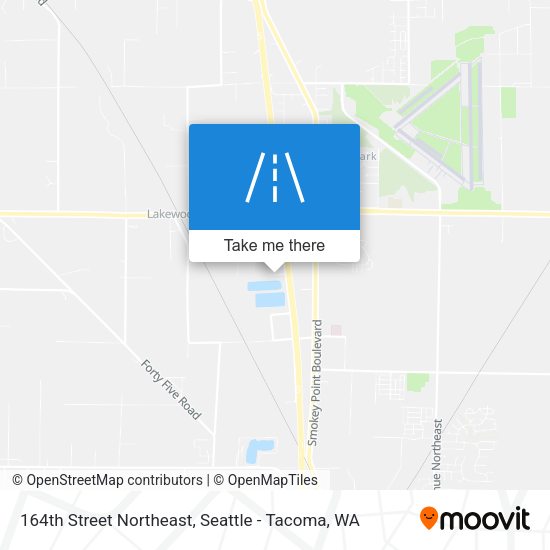 164th Street Northeast map