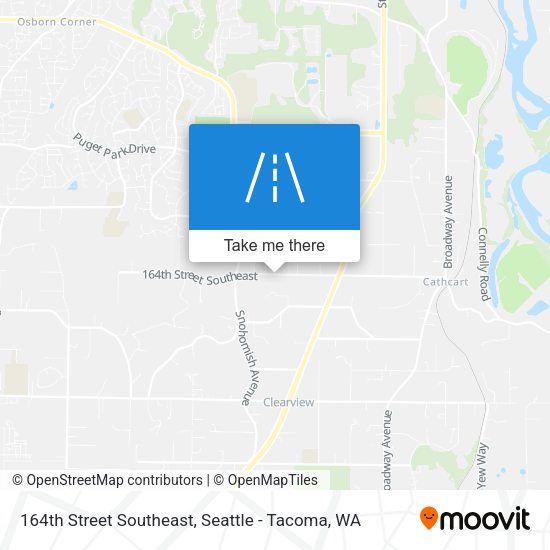 Mapa de 164th Street Southeast
