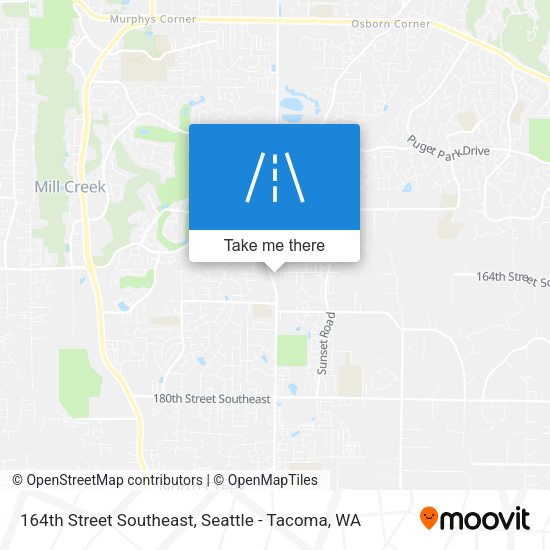 164th Street Southeast map