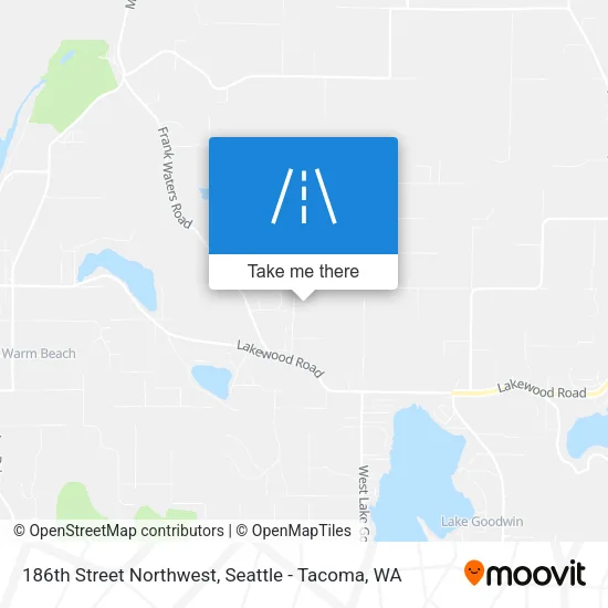 186th Street Northwest map