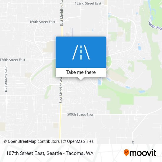 Mapa de 187th Street East