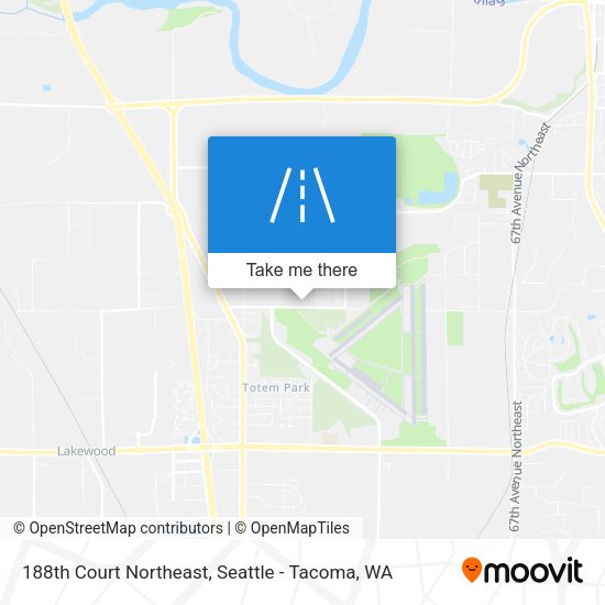 Mapa de 188th Court Northeast