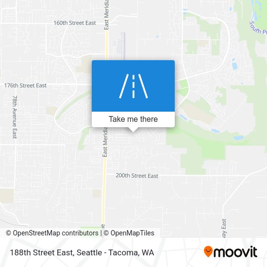 188th Street East map
