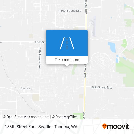 188th Street East map