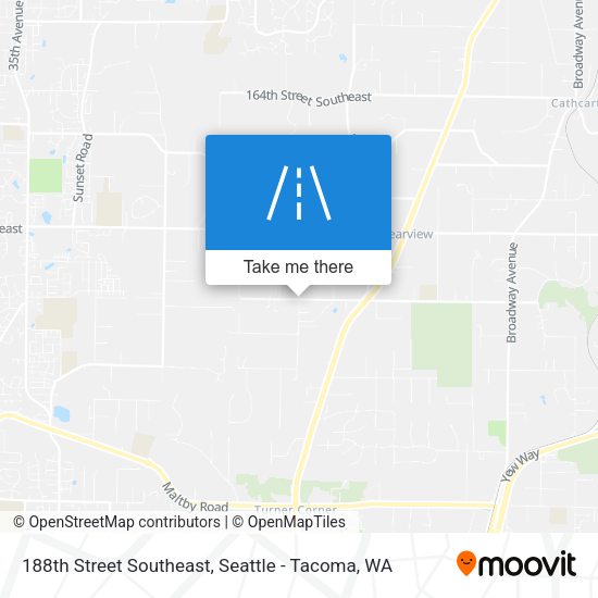 Mapa de 188th Street Southeast
