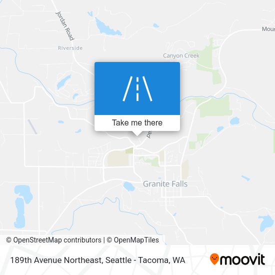 189th Avenue Northeast map