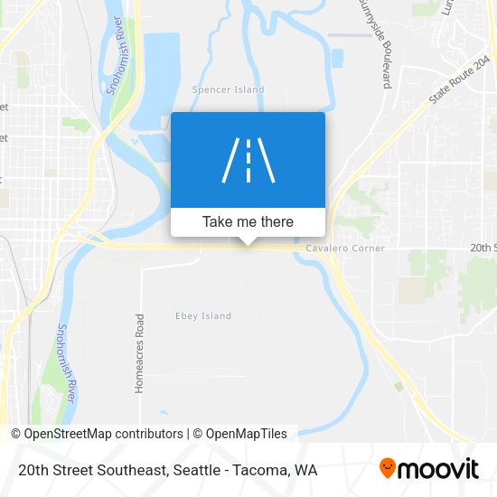 Mapa de 20th Street Southeast