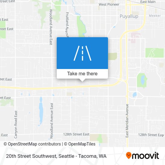 Mapa de 20th Street Southwest