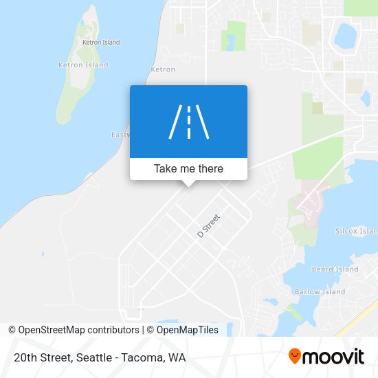 20th Street map