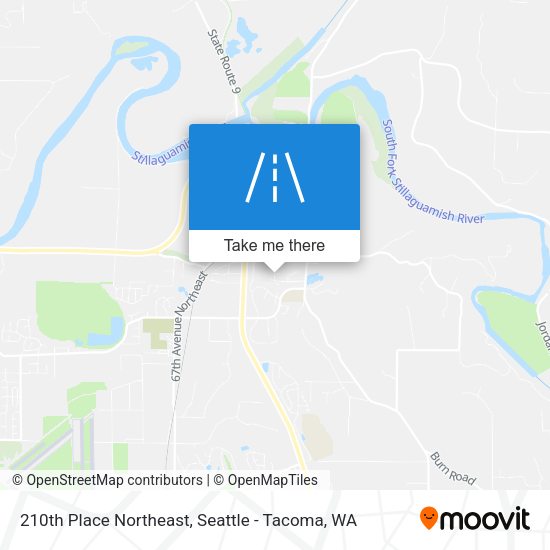 Mapa de 210th Place Northeast