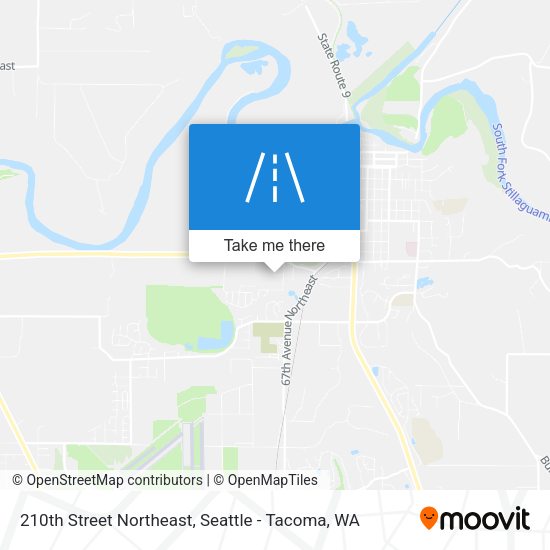 210th Street Northeast map