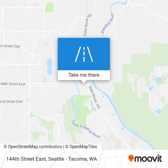 144th Street East map