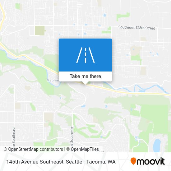 145th Avenue Southeast map