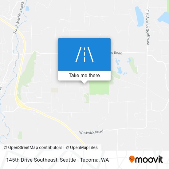 145th Drive Southeast map