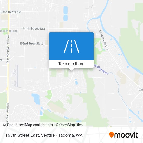 165th Street East map