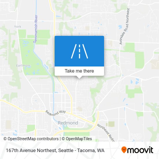 167th Avenue Northest map