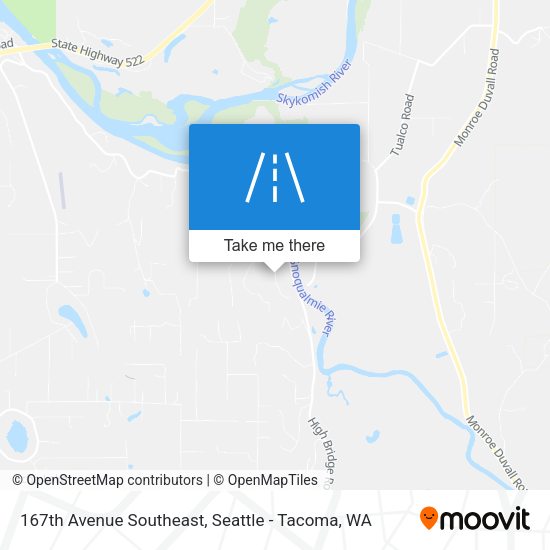 Mapa de 167th Avenue Southeast