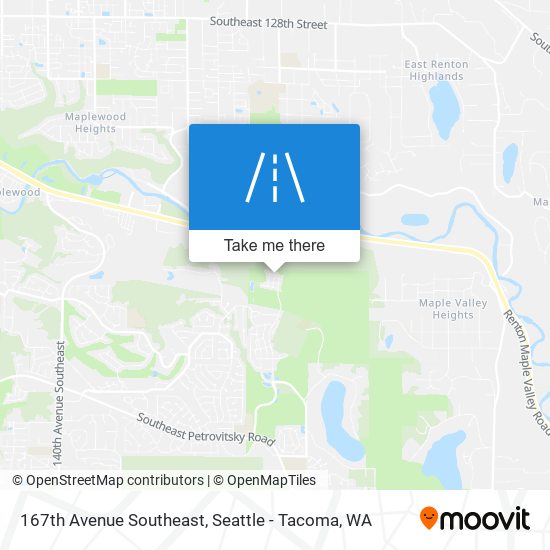 Mapa de 167th Avenue Southeast