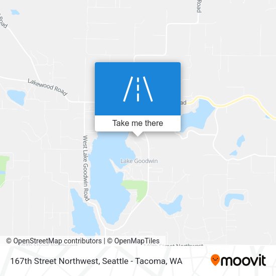 167th Street Northwest map