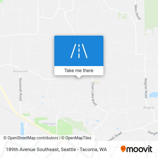 189th Avenue Southeast map