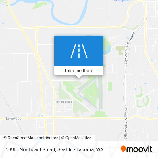 189th Northeast Street map