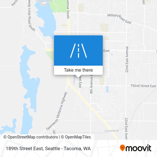 Mapa de 189th Street East