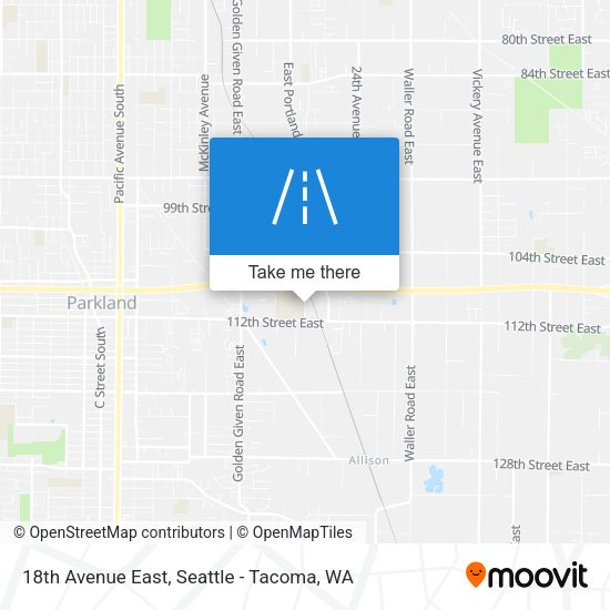 Mapa de 18th Avenue East
