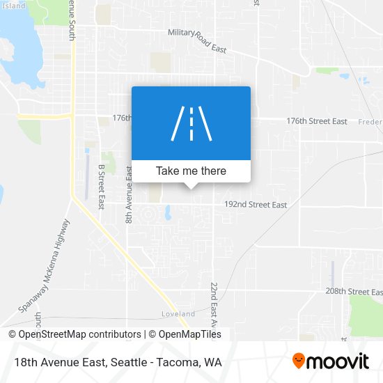 Mapa de 18th Avenue East