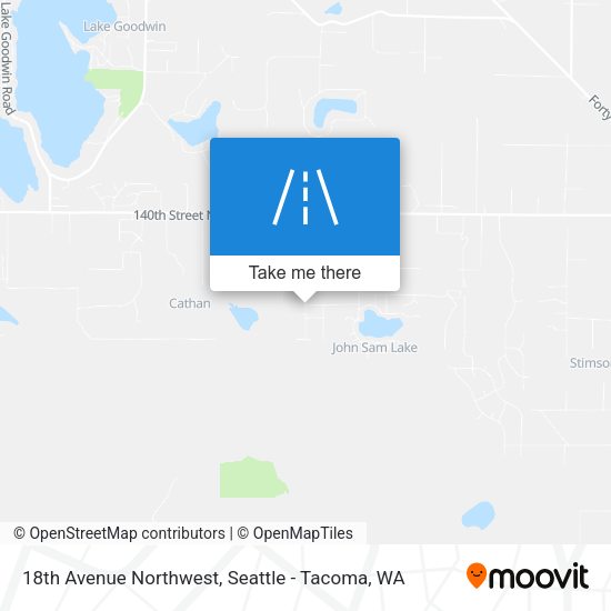 Mapa de 18th Avenue Northwest