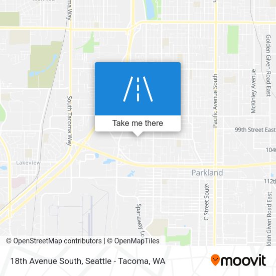 18th Avenue South map