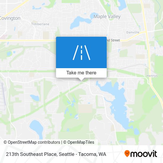 Mapa de 213th Southeast Place