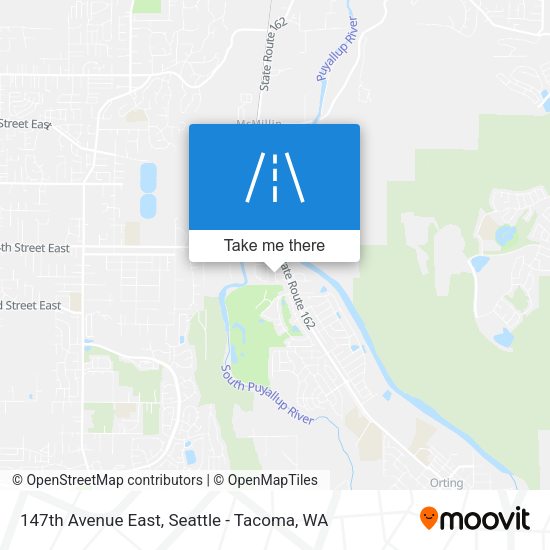 147th Avenue East map