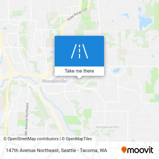 147th Avenue Northeast map