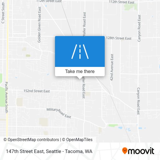 147th Street East map