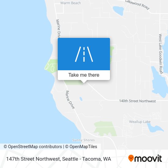 Mapa de 147th Street Northwest
