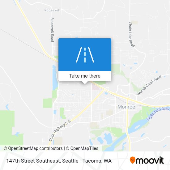 147th Street Southeast map